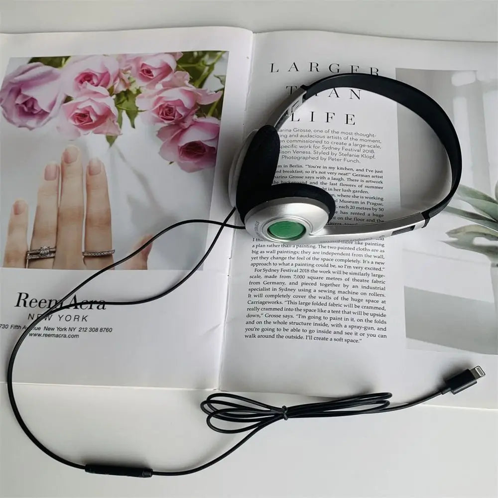 Y2K Retro Wired Over-Ear Headphones