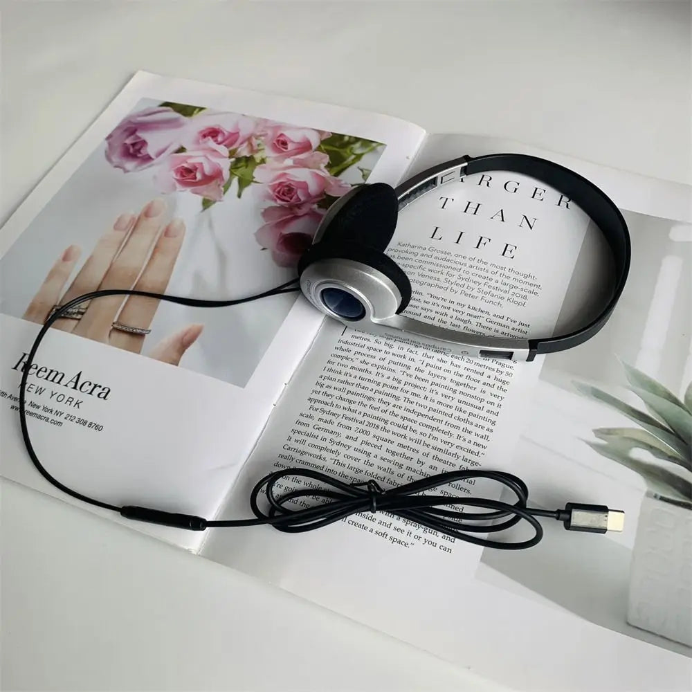 Y2K Retro Wired Over-Ear Headphones