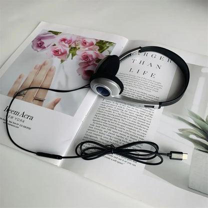Y2K Retro Wired Over-Ear Headphones