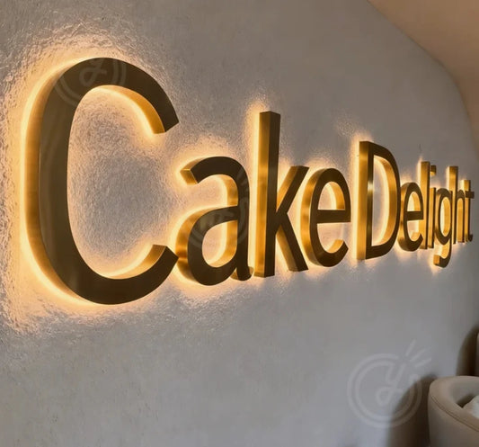 Business Led Poster Logo Outdoor Custom Light Sign Signboard Acrylic Signs Letters Advertising Decorative Luminous Lights 3d