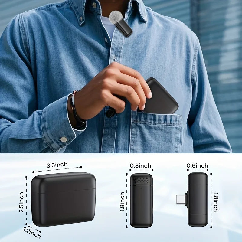 Clip-On Wireless Streaming Microphone