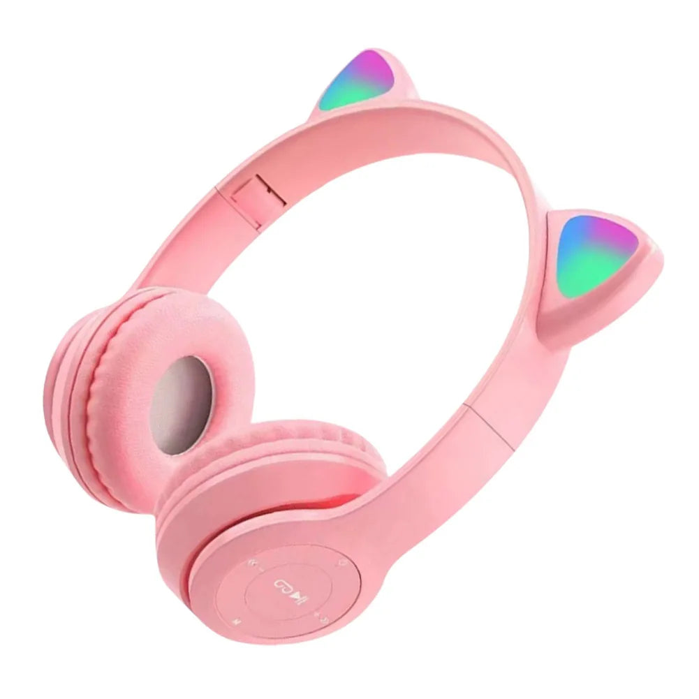 Cute Cat Ear Wireless Headphones