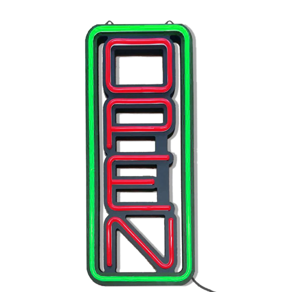 LED Neon Lights Blue OPEN Signs for Shops And Bars Store Business Sign Lighting