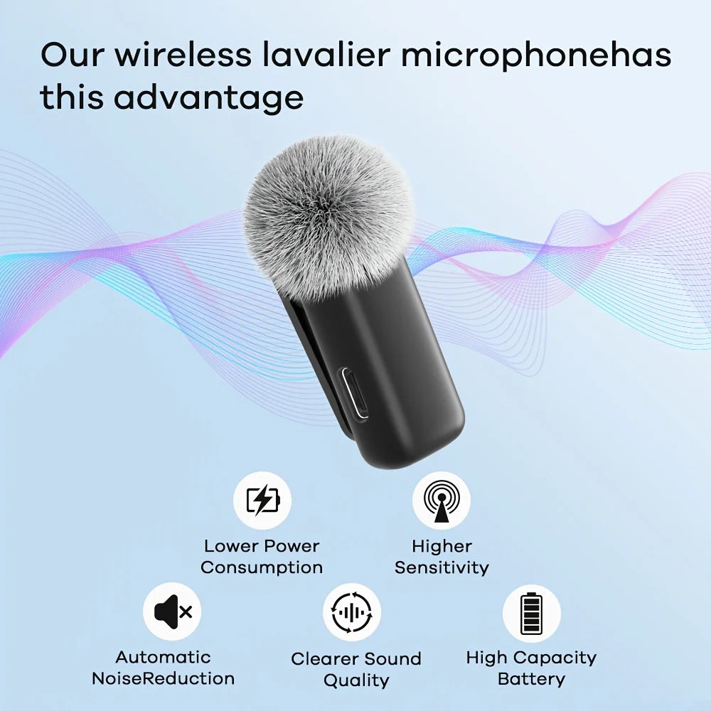 Clip-On Wireless Streaming Microphone