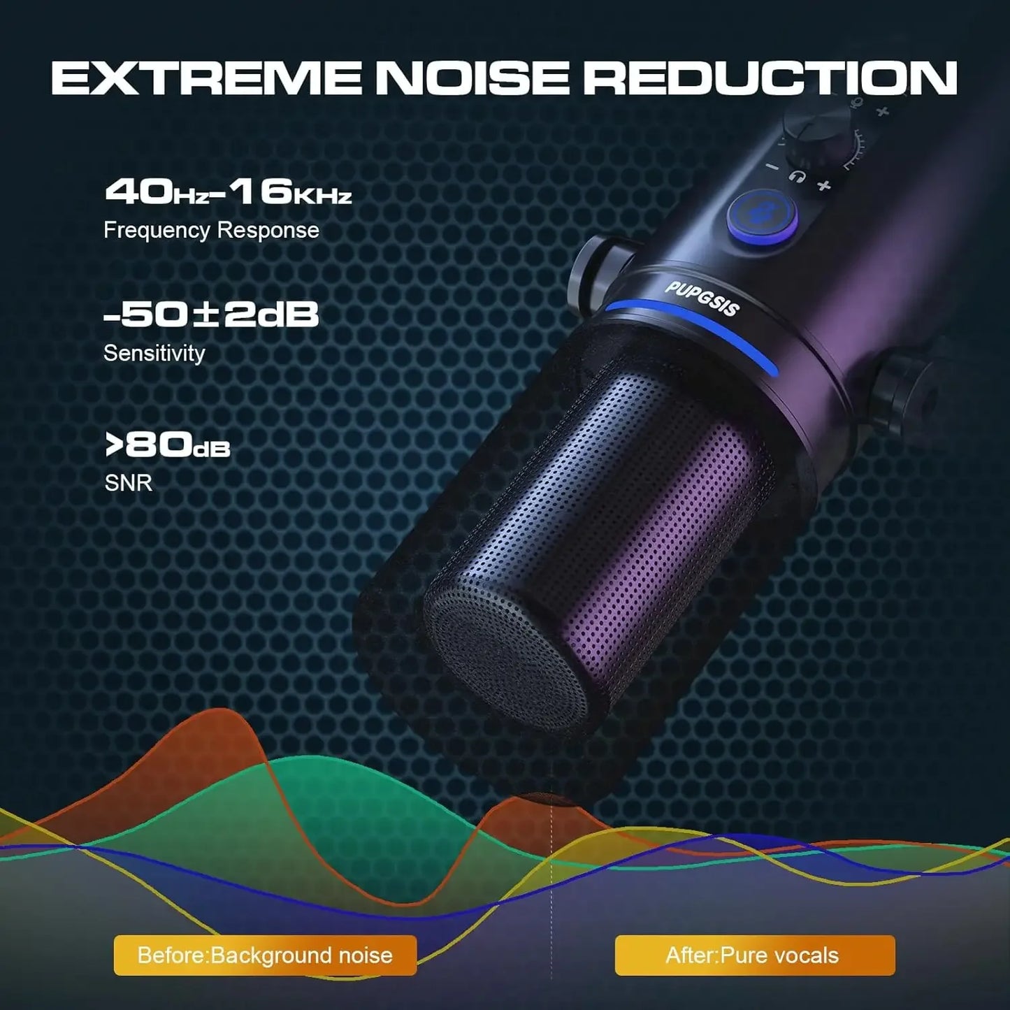 Studio Recording Microphone For Streaming