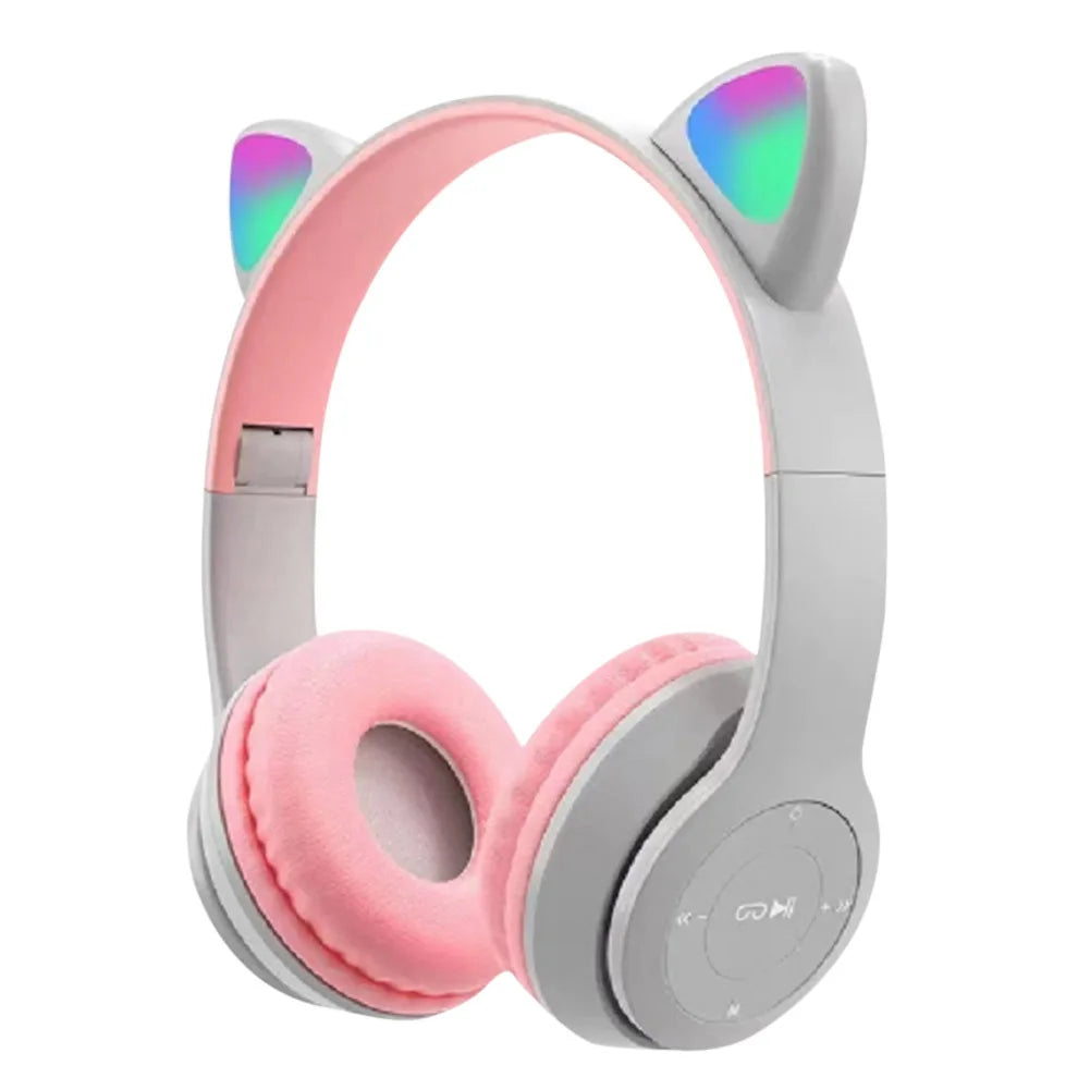 Cute Cat Ear Wireless Headphones