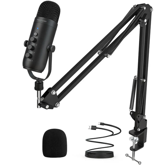 Haomuren USB Podcast Condenser Microphone Kit