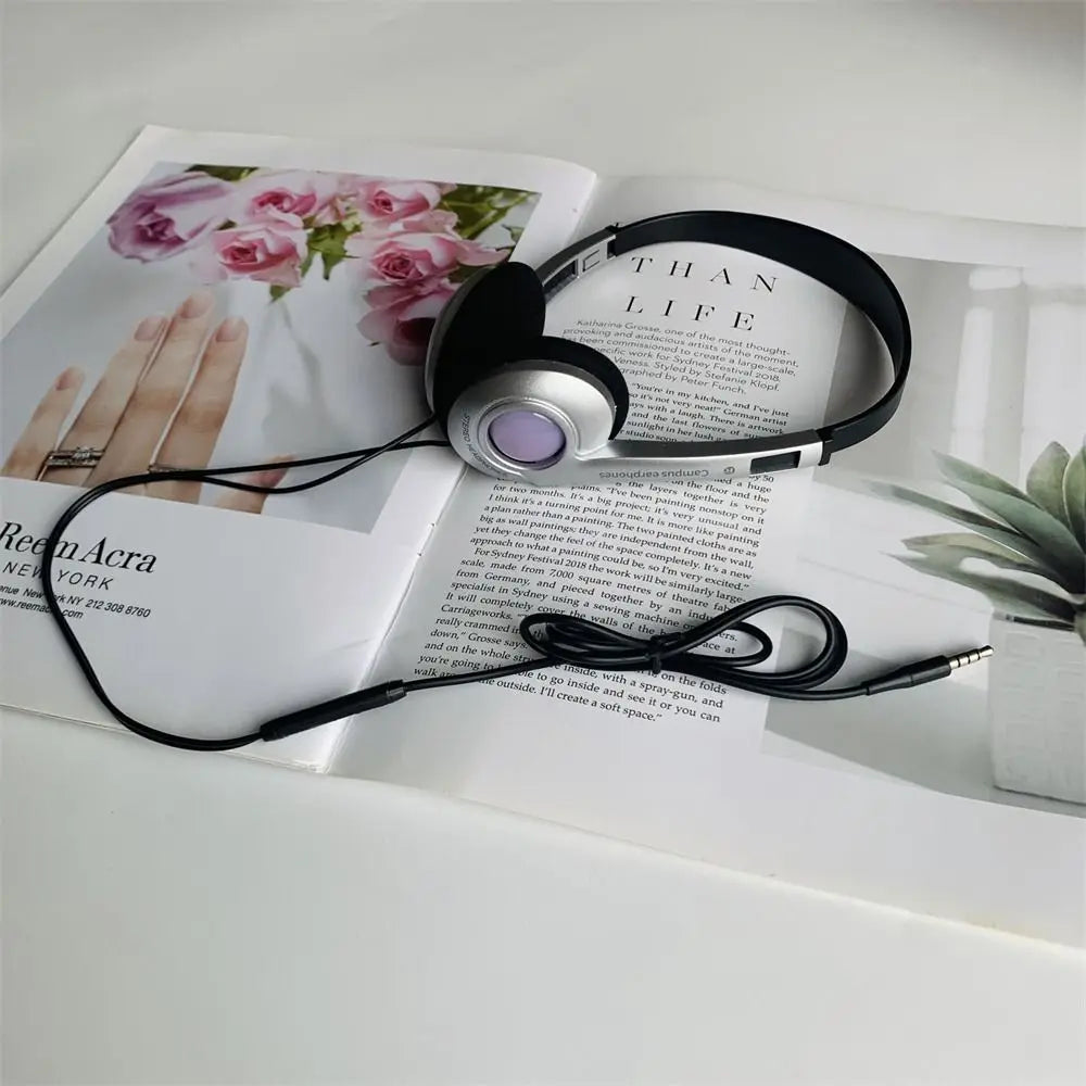 Y2K Retro Wired Over-Ear Headphones