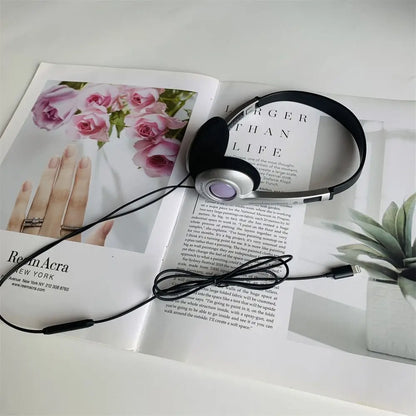 Y2K Retro Wired Over-Ear Headphones