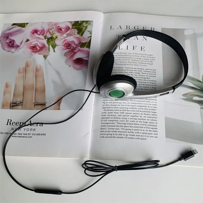 Y2K Retro Wired Over-Ear Headphones