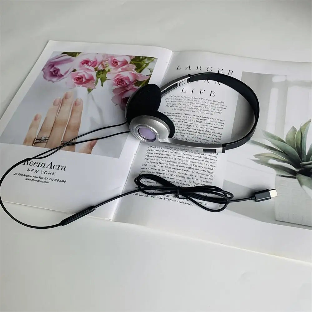 Y2K Retro Wired Over-Ear Headphones
