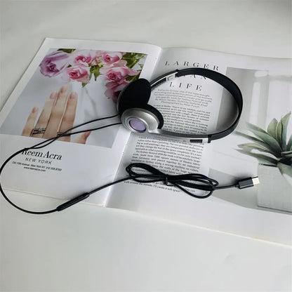Y2K Retro Wired Over-Ear Headphones