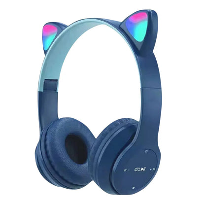 Cute Cat Ear Wireless Headphones