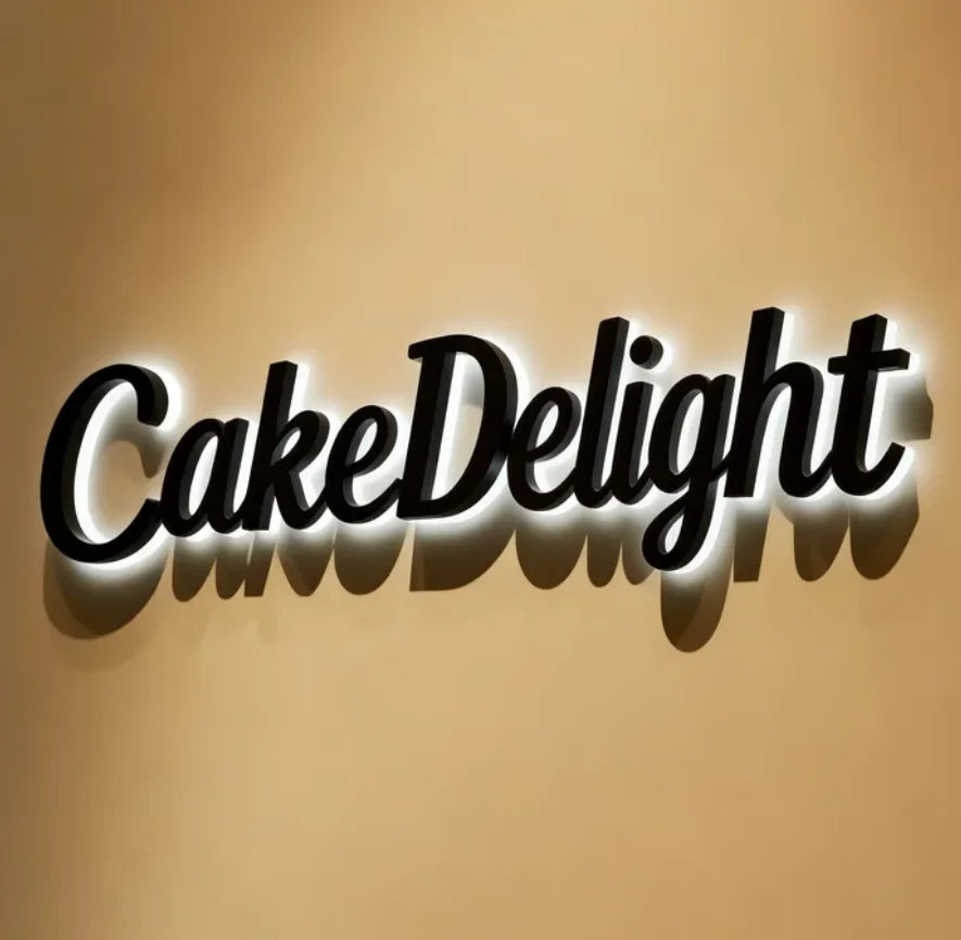 Business Led Poster Logo Outdoor Custom Light Sign Signboard Acrylic Signs Letters Advertising Decorative Luminous Lights 3d