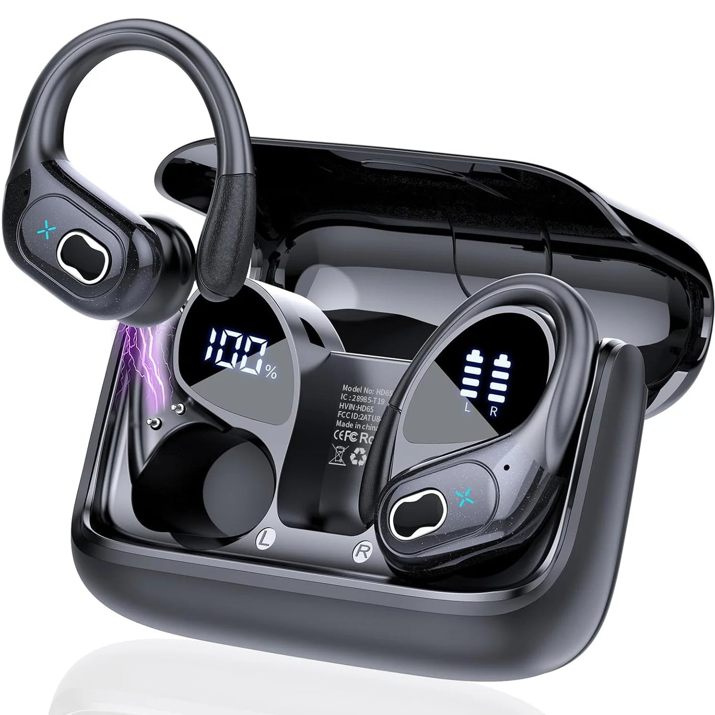 Wireless LED TWS Earbuds