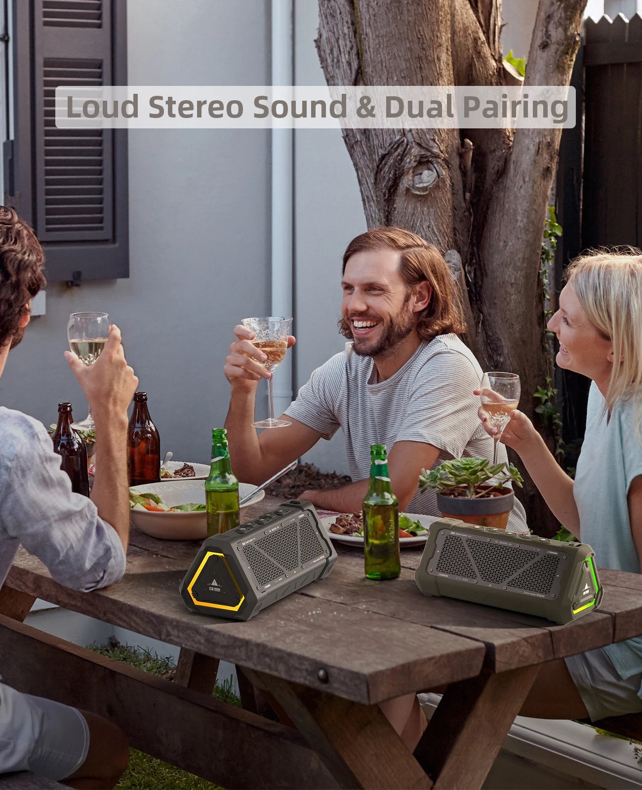 MLOVE P3 RGB Waterproof Speaker