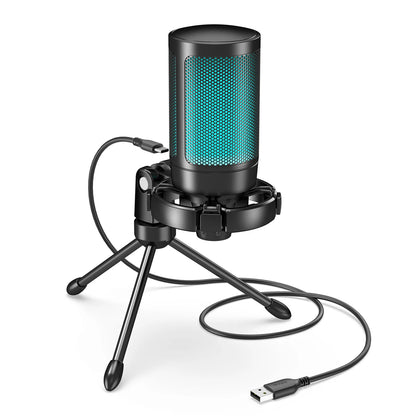 FIFINE RGB USB Gaming Microphone
