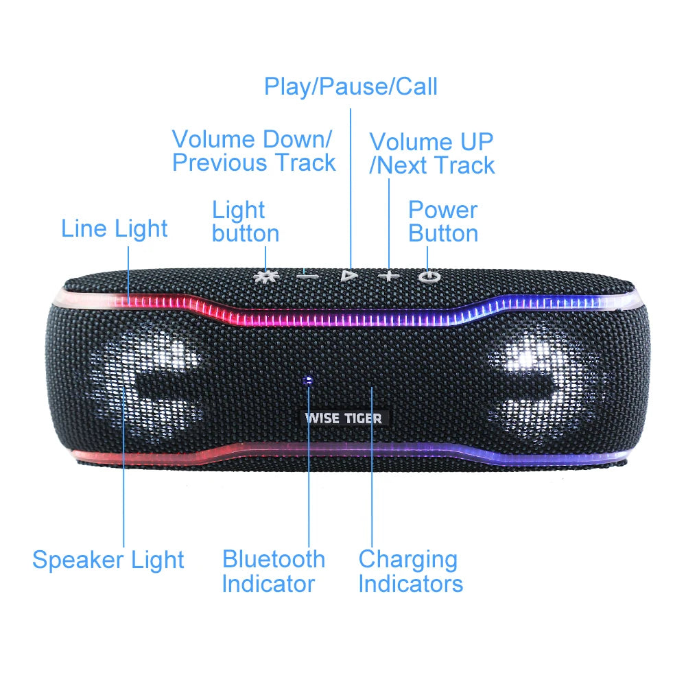 25W Waterproof Portable Speaker