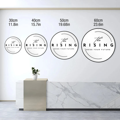 Customized Business Sign With LED Backlit Floating LED Personalized Logo Sign for Beauty Salon Office Spa Illuminated Wall Sign