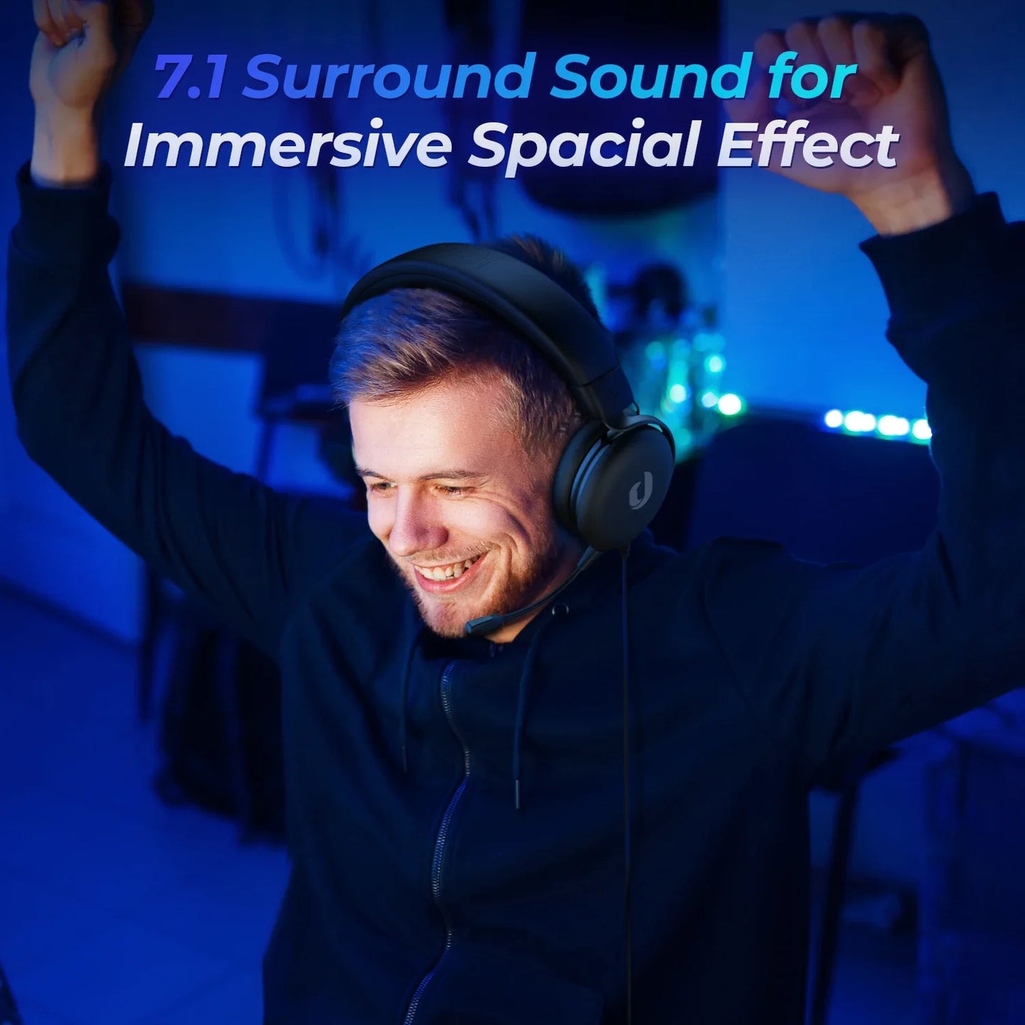 Wired Console Gaming Headphones Mic