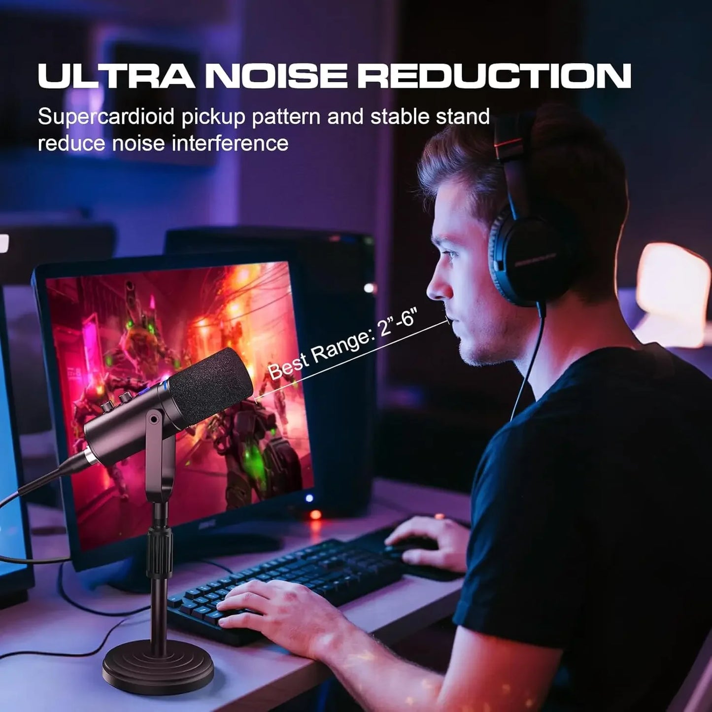 Studio Recording Microphone For Streaming