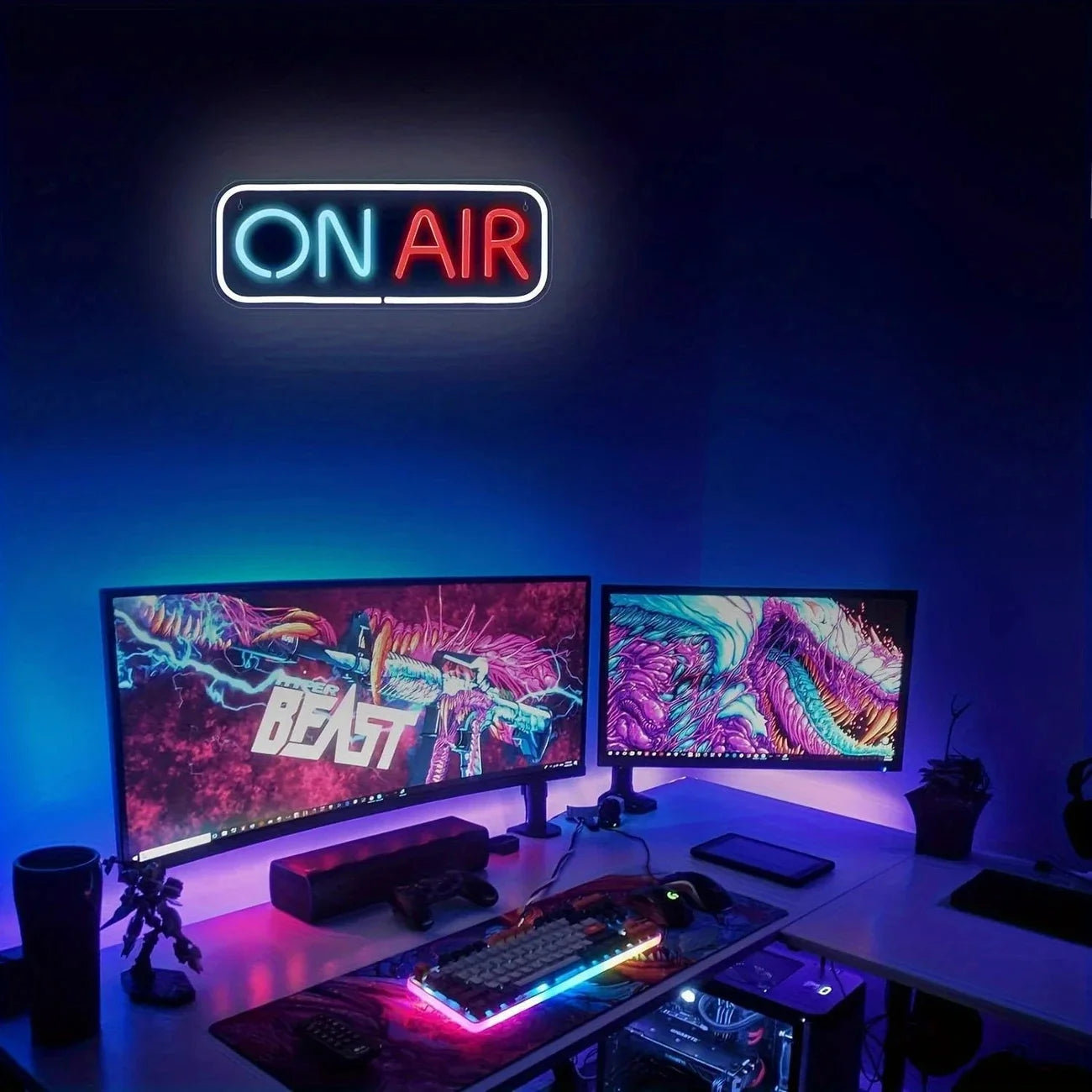 On Air LED Neon Sign  USB-Powered Wall Art for Parties, Engagements, Birthdays, Weddings, and Home Decor Decoration with Switch