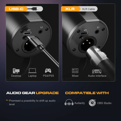 Studio Recording Microphone For Streaming