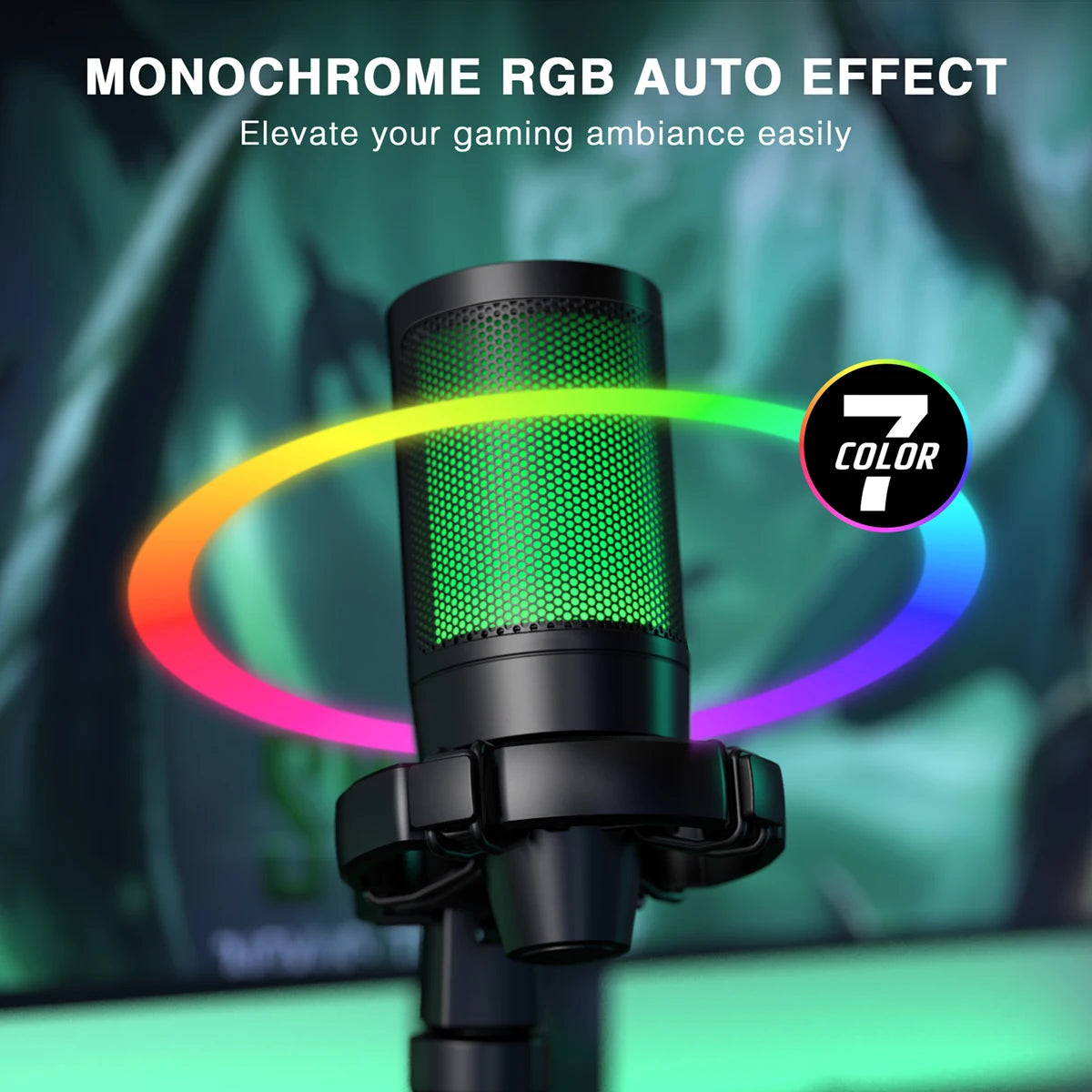 FIFINE RGB USB Gaming Microphone