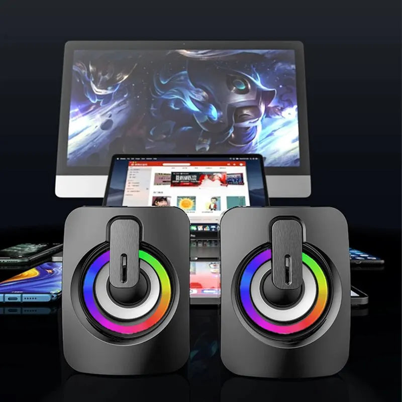 RGB HIFI Gaming Speakers with LED