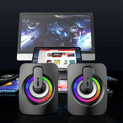 RGB HIFI Gaming Speakers with LED