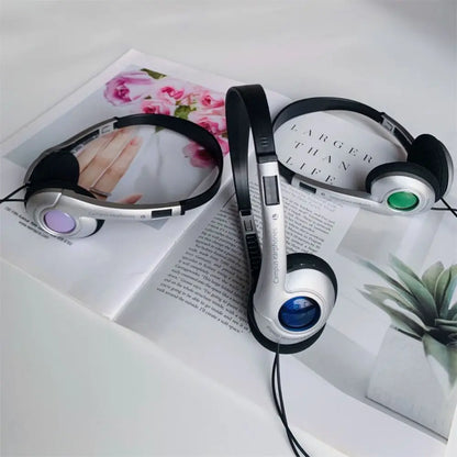 Y2K Retro Wired Over-Ear Headphones