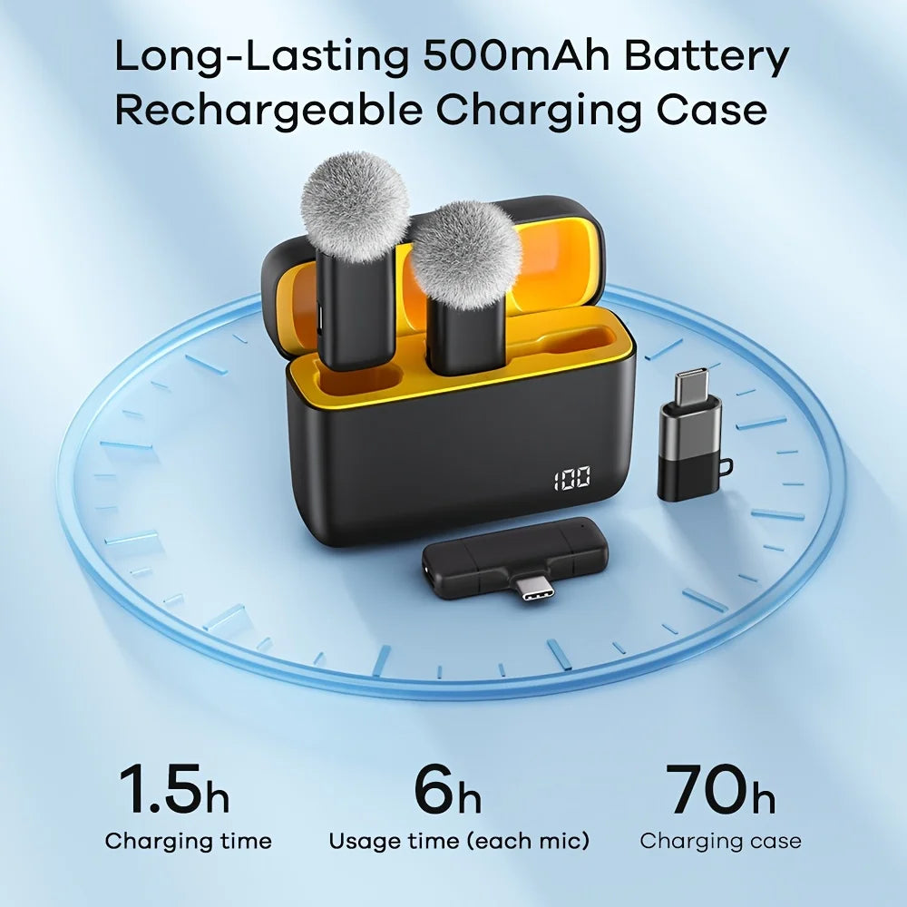 Clip-On Wireless Streaming Microphone
