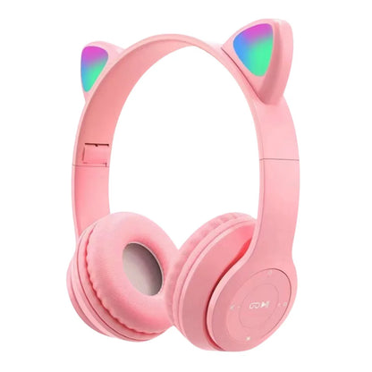 Cute Cat Ear Wireless Headphones