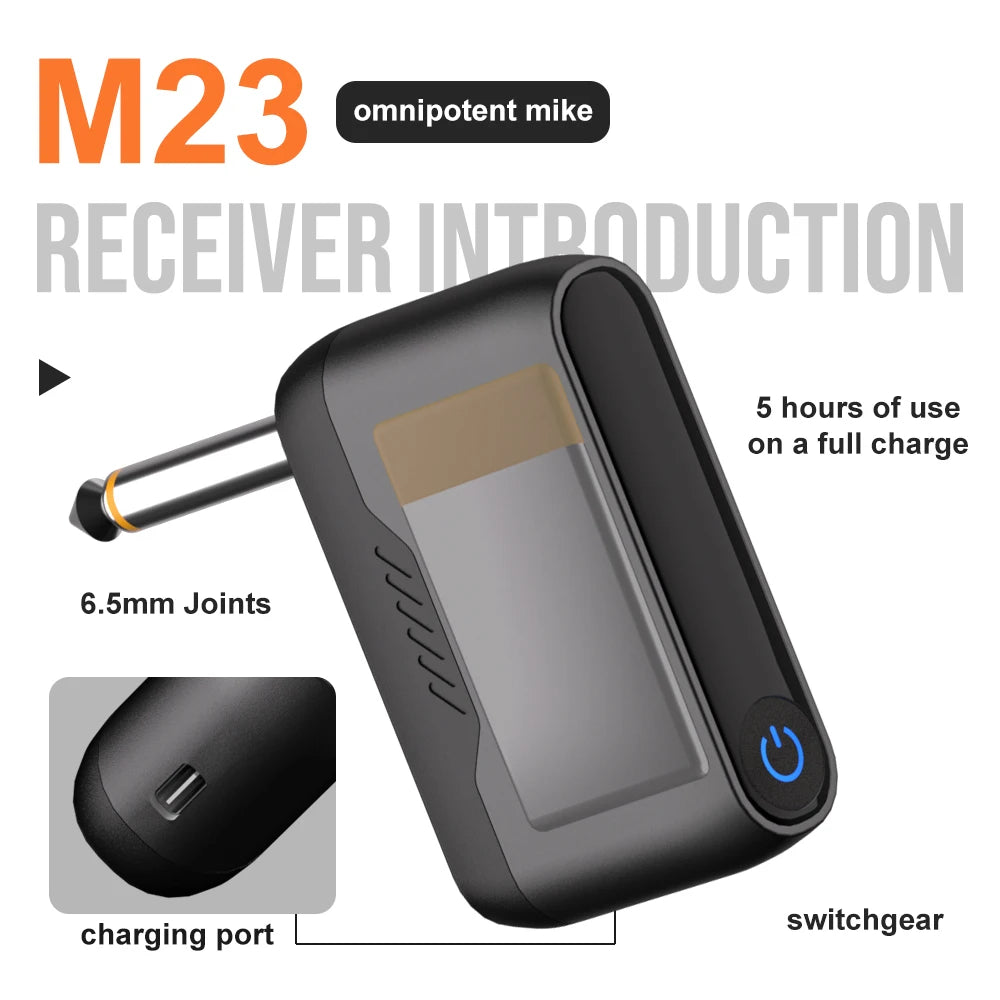 M23 Wireless UHF Karaoke Microphone System